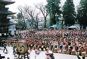 Choice [one thousand kan drum] Yoshitaka Hayashi (Narita city) with spring part