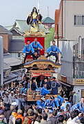 Spring part fine work [a festival car going up the slope!] Isami Sasaki (Chiba-shi)