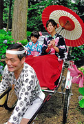 Part fine work [the one scene of "the hydrangea Festival"] Hiroshi Okazawa (Narita city) of spring